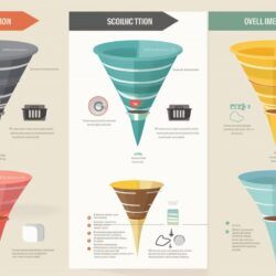 different types of sales funnels infograph